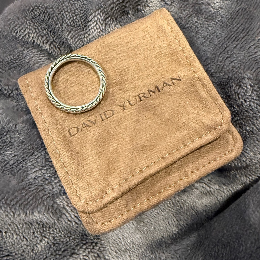 David Yurman Cable Band Ring 1.7mm in Sterling sliver size 8.5